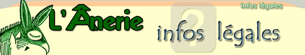 infos l&eacute;gales